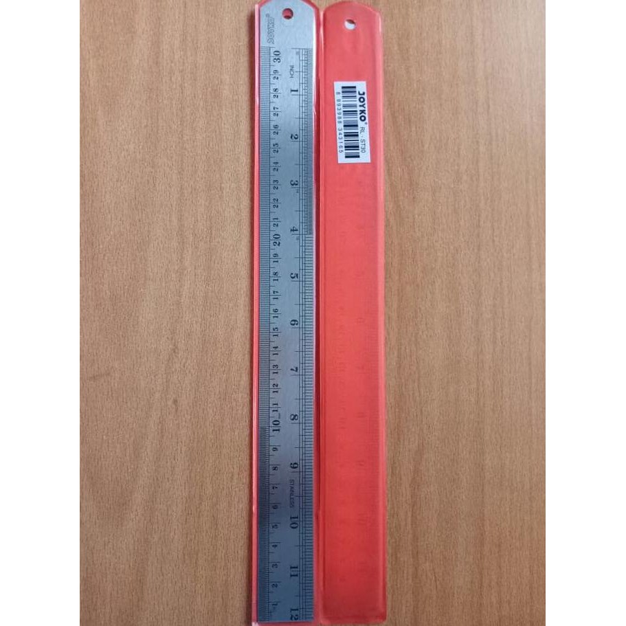 

Ruler Stainless / Penggaris Besi - Joyko - 30 cm