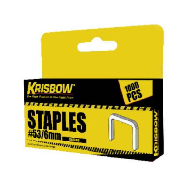 

Krisbow Refill Staples Isi Ulang Staples 6 MM 1000 PCs