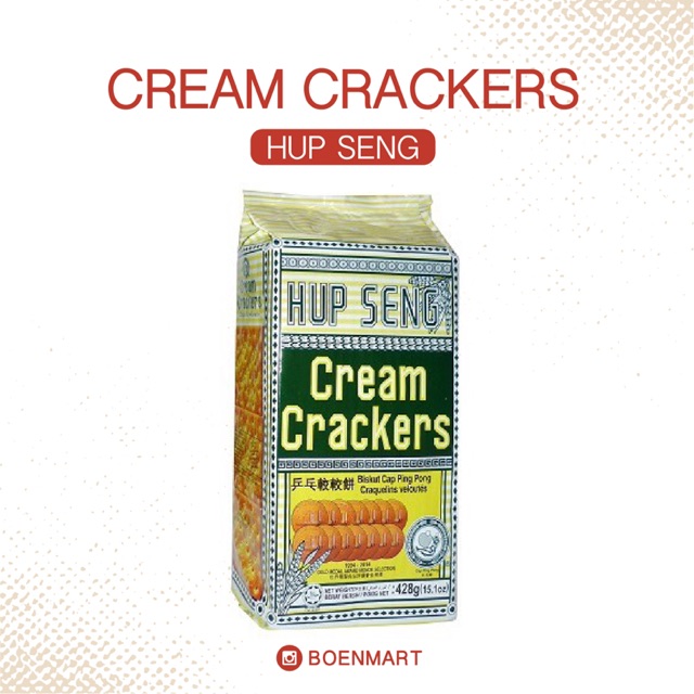 

Cream Crackers - Hupseng (Asin)