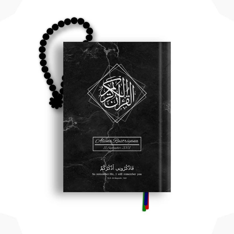 Al quran Custom Tulis Nama A5 A6 Cover Quran Terjemah Tajwid Warna Hafalan Kecil Besar Mahar Pernika