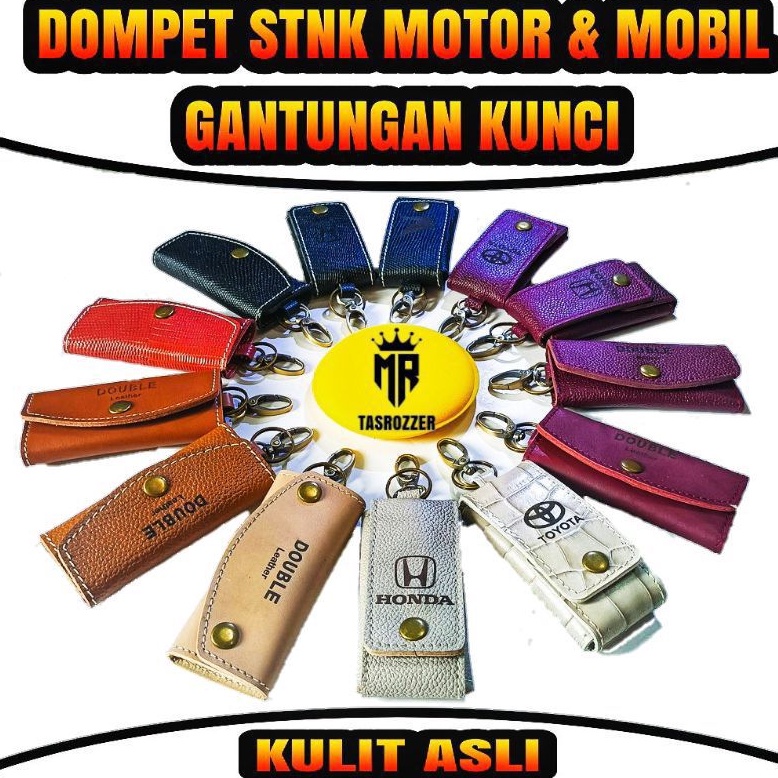 Gantungan Kunci STNK motor &amp; mobil aneka motif