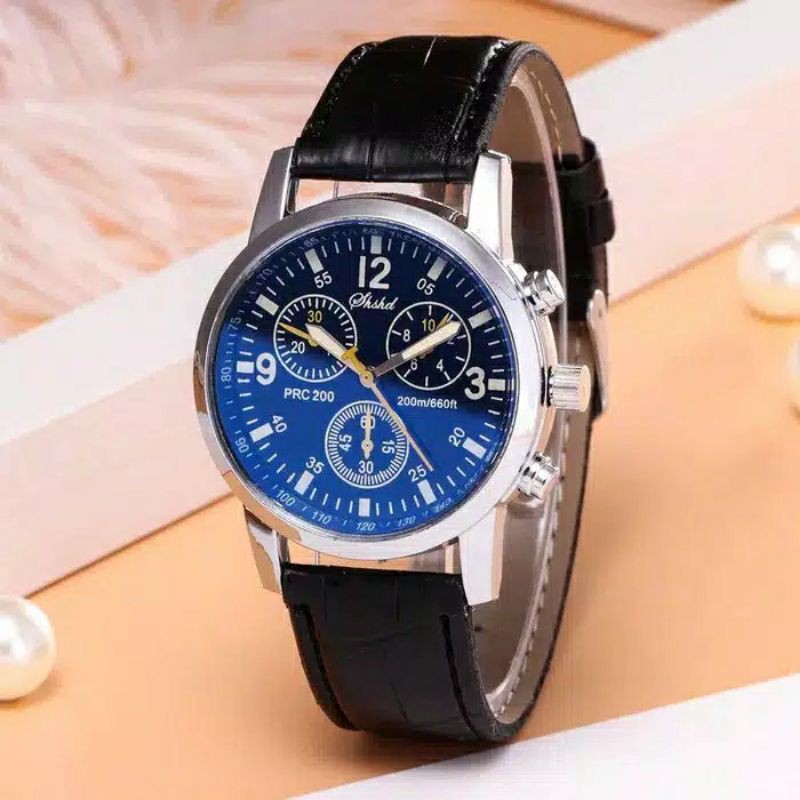 Jam Tangan SHSHD PRC200 Stainless Steel Jam Analog Pria Wanita