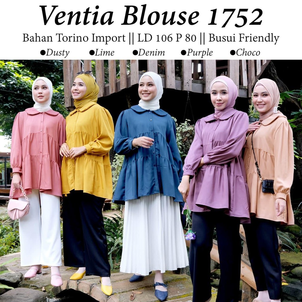 VENTIA BLOUSE / ATASAN / KASUAL