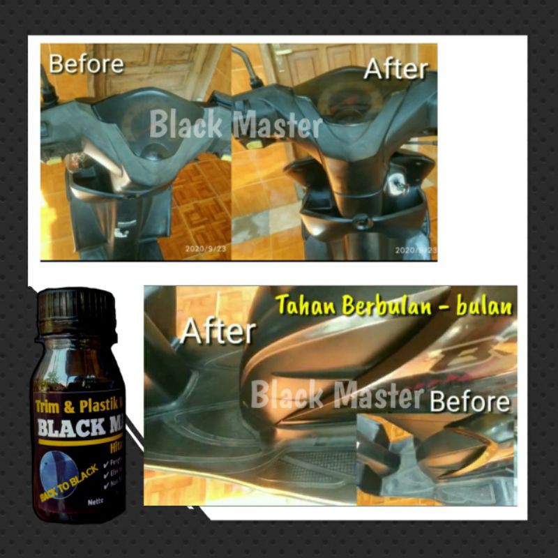 Zaharume Penghitam Body Permanen Trim Restorer /Dashboard/body motor motor Back to Black master