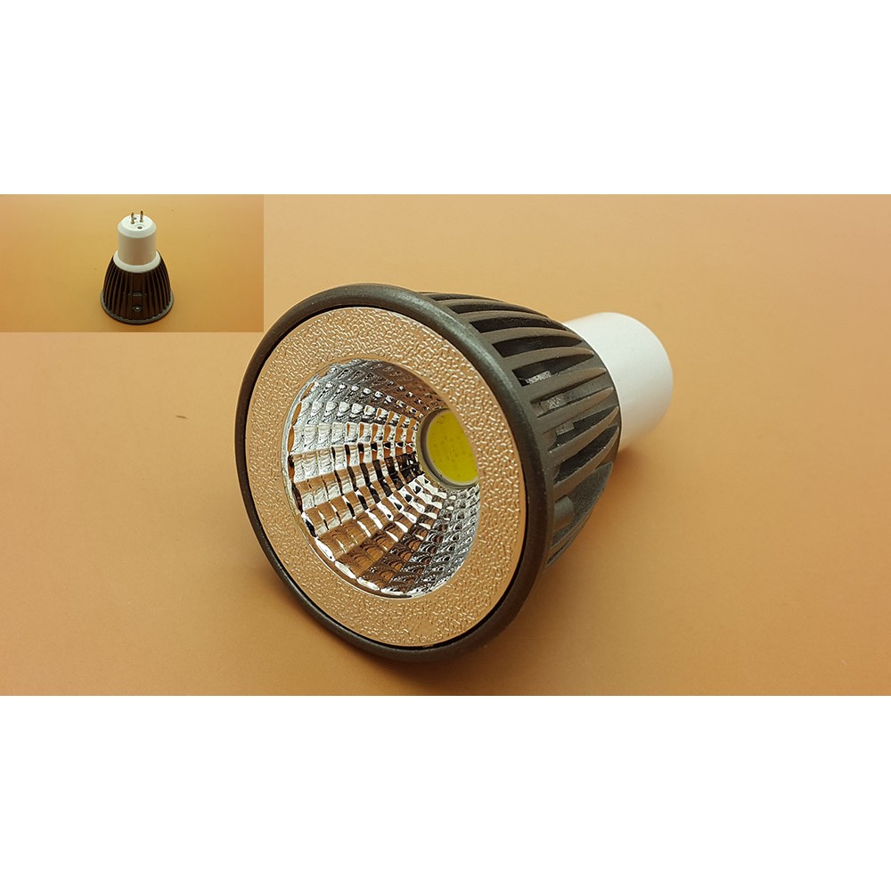 5 watt MR16 COB spotlight / halogen / lampu sorot (Putih / Warm white)