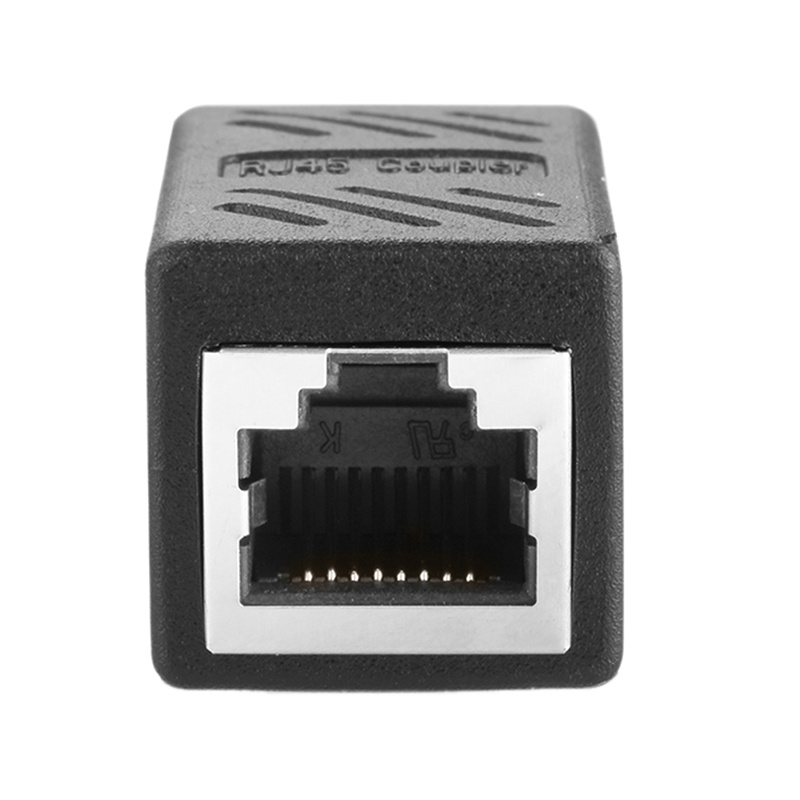 (LUCKID) Adapter Konektor LAN Ethernet RJ45 Female Ke Female CAT6