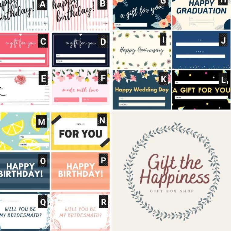 

Realpct Gift Box Set Hiasan Pita (Box, Hiasan, Kartu Ucapan)