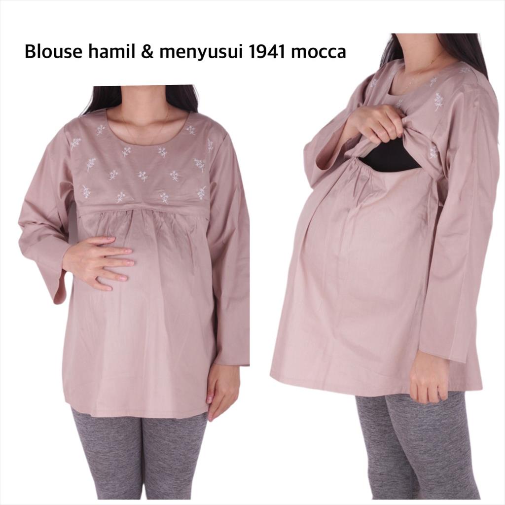 Baju Hamil Blouse Hamil Menyusui B1941