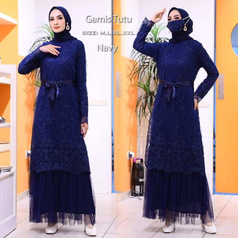 PRODUK ORIGINAL/FASHION MUSLIM/GAMIS TUTU/GAMIS MEWAH