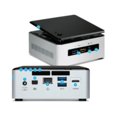 Komputer Mini PC KIT Intel NUC NUC5I3RYH I3 RAM 4GB SSD 240GB