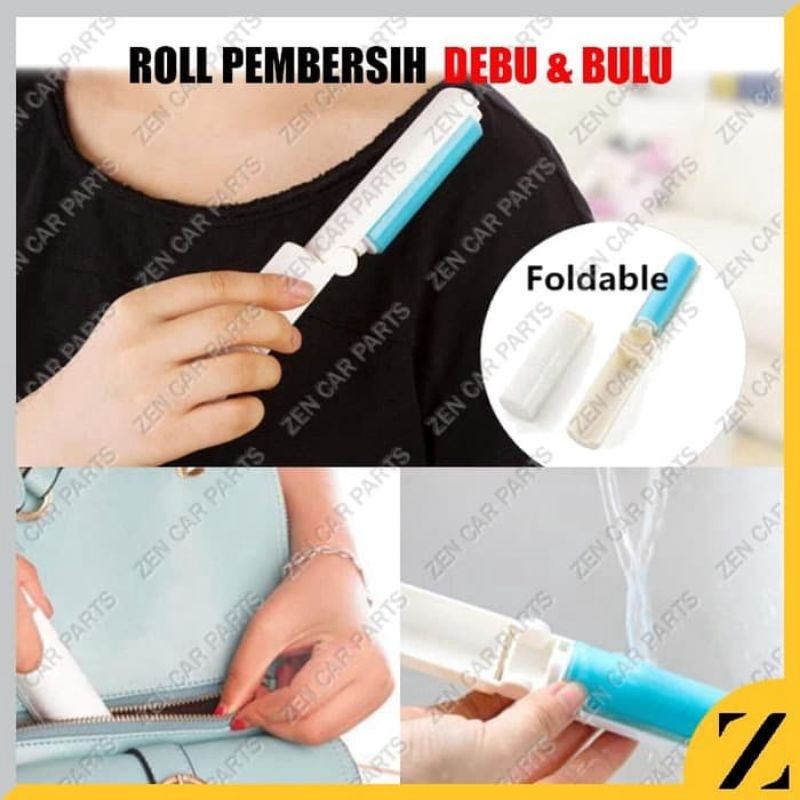 Roll Penghisap debu bulu Mini Pakaian Pembersih Portable Mini Lint