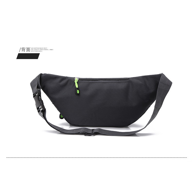 Satu7an T209 Tas Waistbag Unisex Tas Pinggang Sport Multifungsi Tas Pria Wanita Kain Oxford