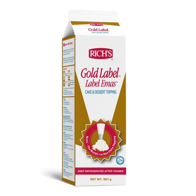

Rich's Gold Label Whipping Cream / Krim Kocok 907gr TERLARIS TERPERCAYA ORIGINAL