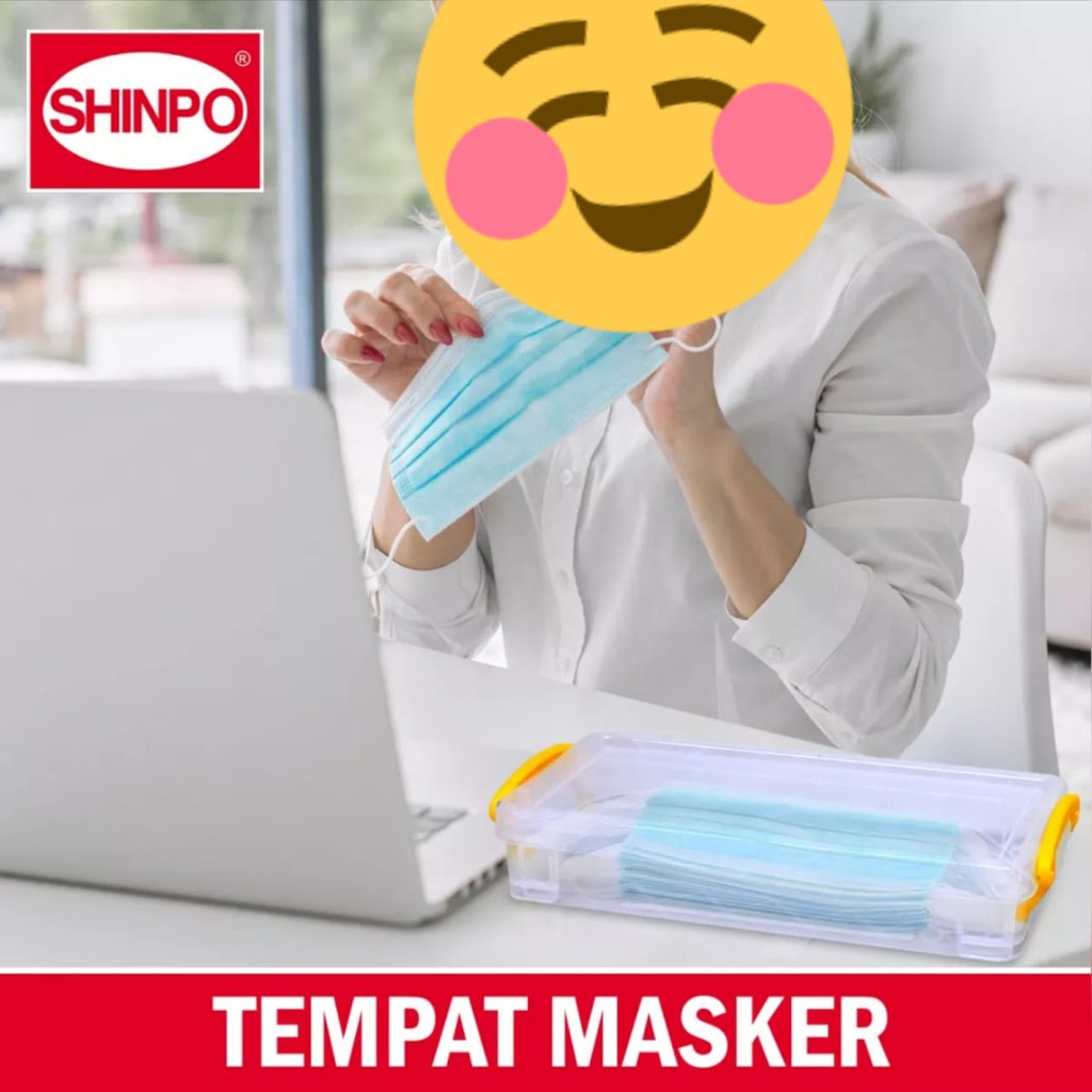 

SHINPO Kotak Serbaguna / Kotak Masker / Kotak Pensil / Multipurpose Case Box 22x10x4 CM