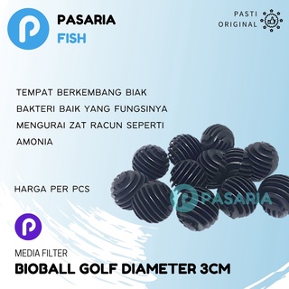 Image of Bio ball / Bioball Bulat / Golf diameter 3cm bahan PVC Premium - Rumah bakteri kolam