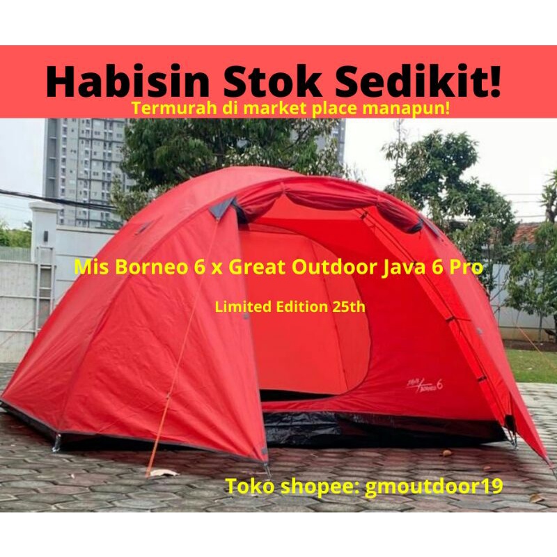 Tenda MIS Borneo 6 x Tenda Great Outdoor Java 6 Pro Limited Edition 25