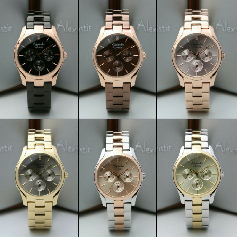 PROMO TERMURAH Jam Tangan Wanita Alexandre Christie AC 2910 AC2910 Passion Chrono Original 36mm