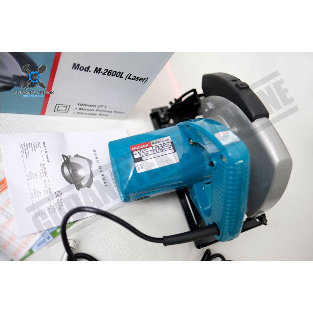 Modern M-2600L / M2600L / Circular Saw Modern M 2600 L Mesin Potong Gergaji Kayu 7&quot; Modern M 2600L