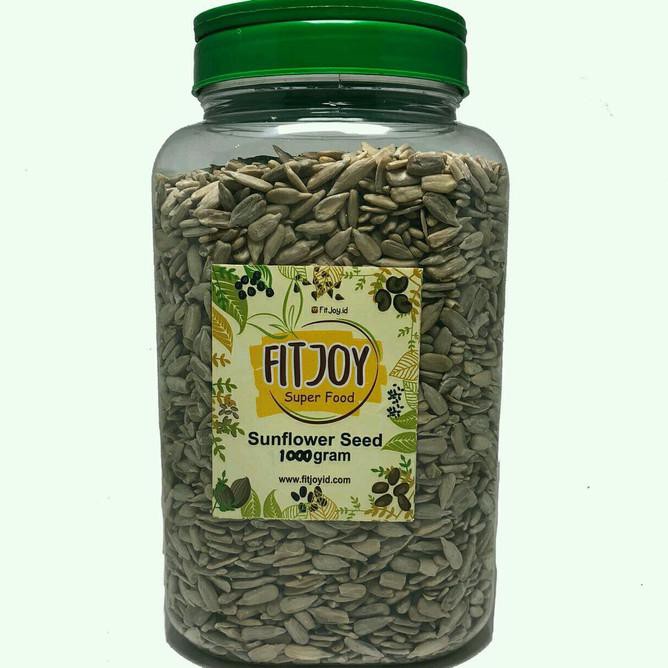 

Qtx0 Organik Raw Sunflower Seed 1 Kg (In Jar) Kuaci Kupas 1000 Gram S01H