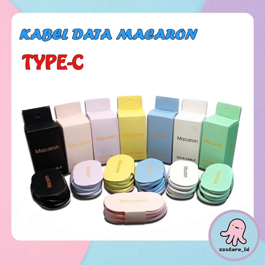 MACARON Data Cable TYPE-C / Kabel Data Macaron for TYPE C Fast Charging