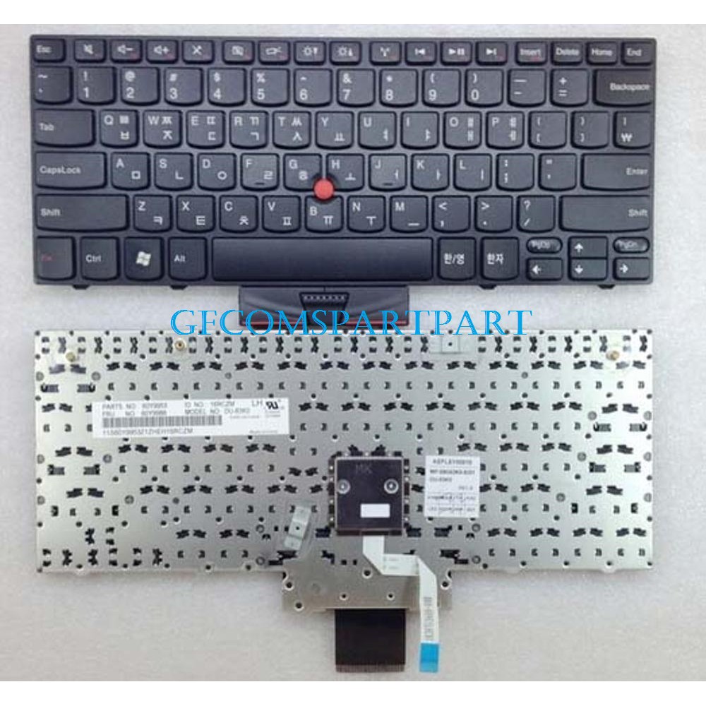 Keyboard Laptop Lenovo ThinkPad X100E P/N 1330PA 45N2939 60Y9370 AEFL6600010 MP-09G56E0-9201