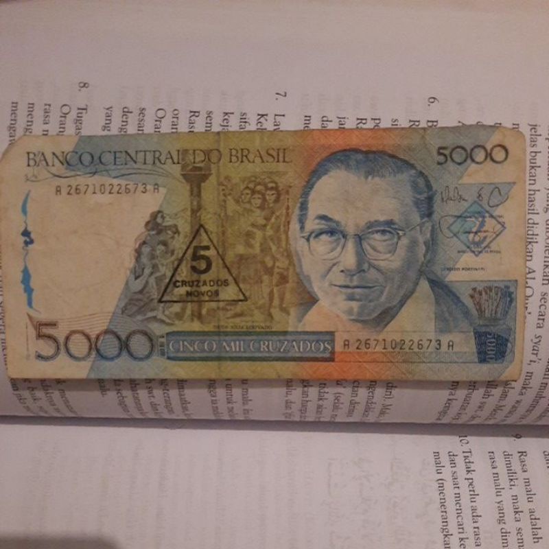 uang brazil 5000