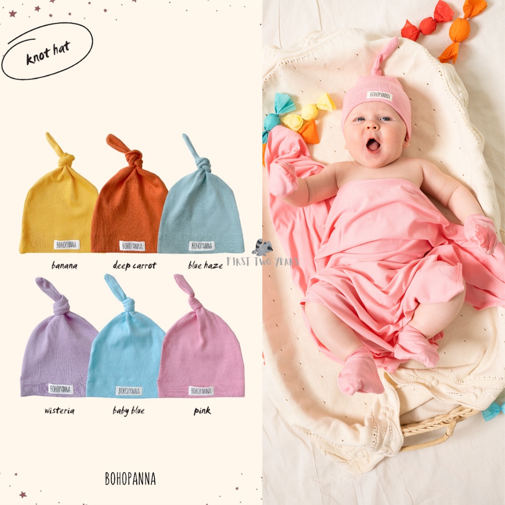 BOHOPANNA - Knot Hat - Topi Bayi