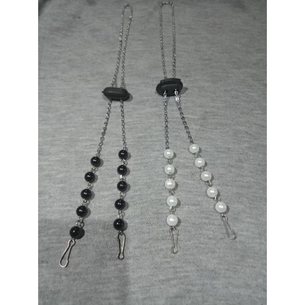 strap masker/konektor masker 2 in 1 rantai