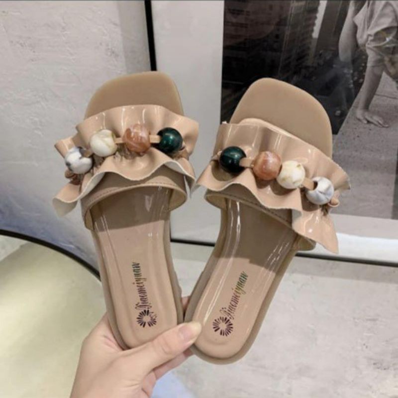 sandal wanita mutiara