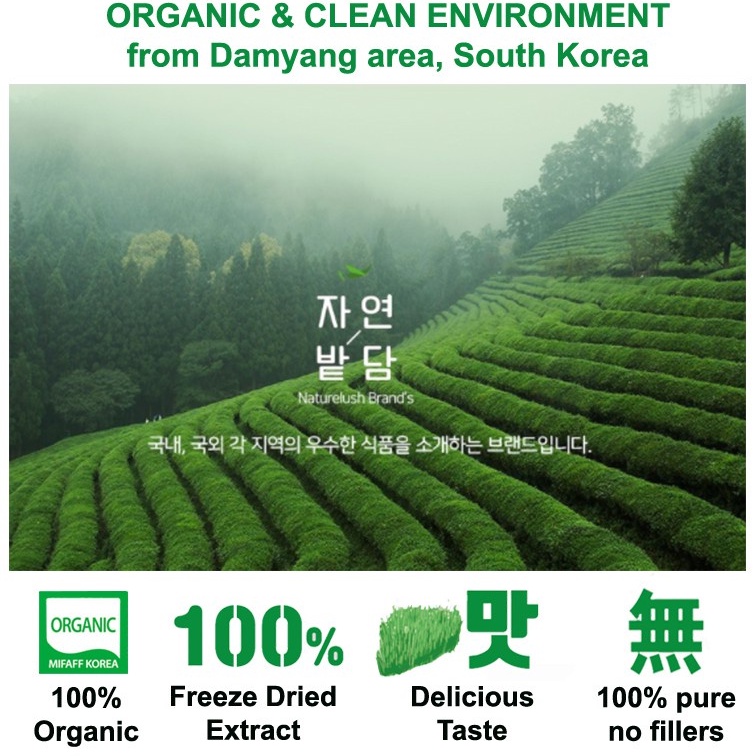 [Ready stock] Organic Korea Saessak Bori Tea Powder Barley Grass Wheat Grass 50g