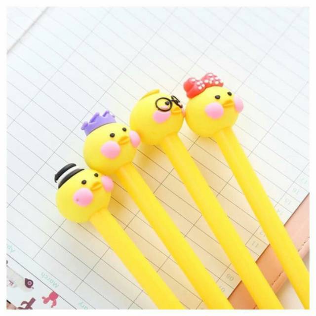 

Pulpen Gel Kepala Bebek Kuning