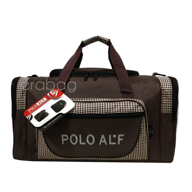 Tas travelling polo AL'F tas travel jinjing selempang duflle bag 515