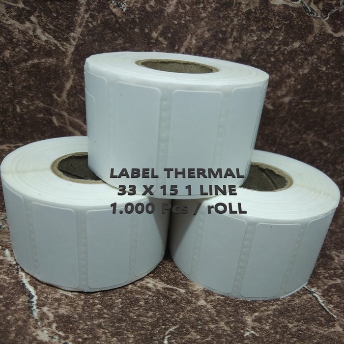 Label Harga Direct Thermal 33x15 - Label Thermal 33 x 15 - Label Direct Thermal 33 x 15