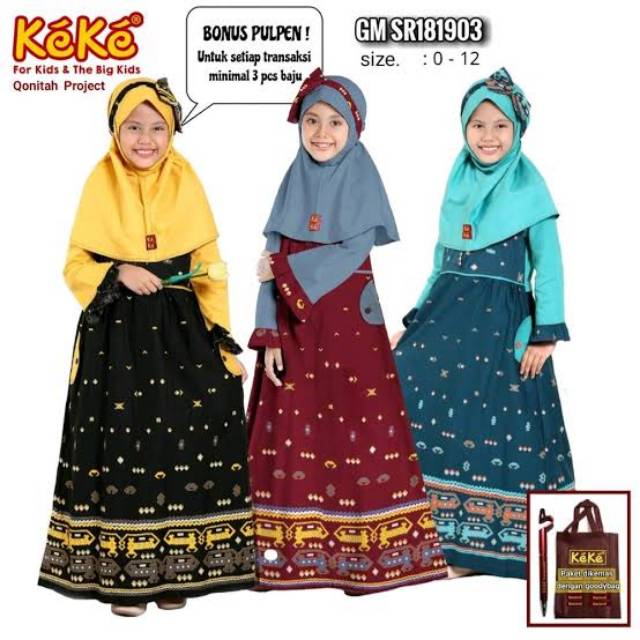 Gamis anak keke