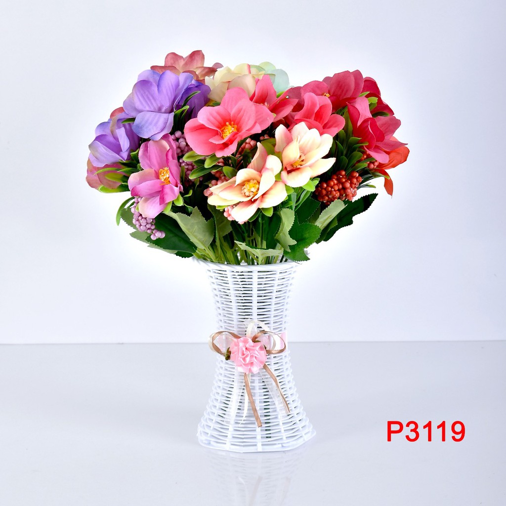 TIB  /COD  P3119 ( 1 KG BISA 37 PCS) BUNGA BUKET BUNGA ARTIFICIAL BUNGA DEKORASI RUMAH / PESTA-8