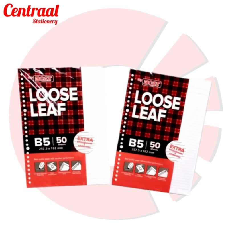 

Kertas Loose Leaf Big Boss B5/50