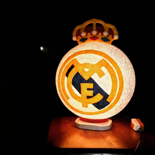 Lampion benang lampu tidur real madrid