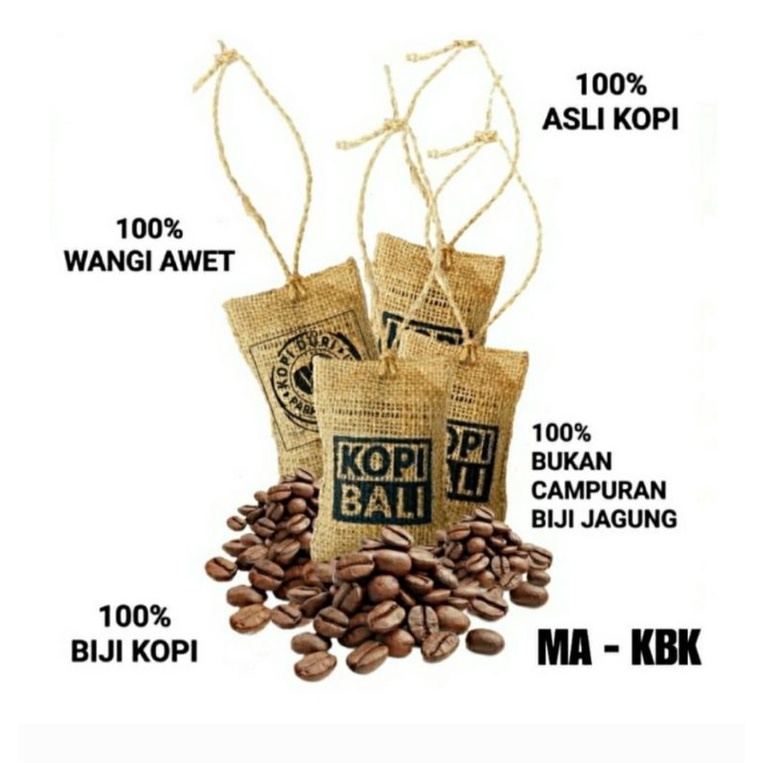 PENGHARUM PEWANGI GANTUNGAN MOBIL BIJI KOPI BALI / PEWANGI RUANGAN AROMA COFFEE