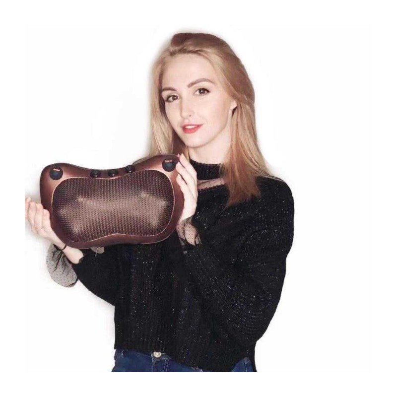 Unik RUOKEY Bantal Pijat Shiatsu Heat Neck Massage Pillow 8-2 - CHM-8028 Berkualitas