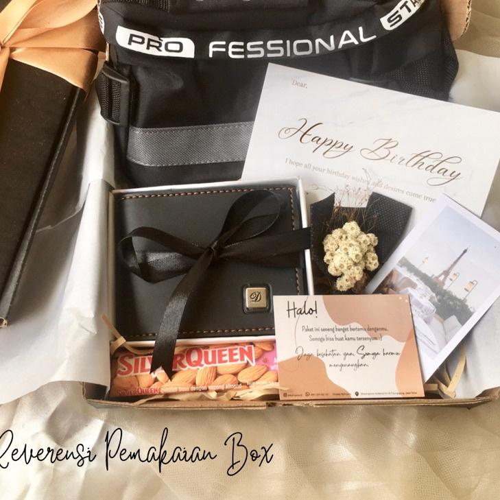 

♥MALL♥ Box Hampers Hitam Gift Box Kotak Kado Pacar Hadiah Sahabat Cowok Cewek Ulang Tahun Set Packaging dengan Pita dan Kartu Ucapan Birthday Valentine Anniversary Graduation Wisuda Wedding Babyborn murah