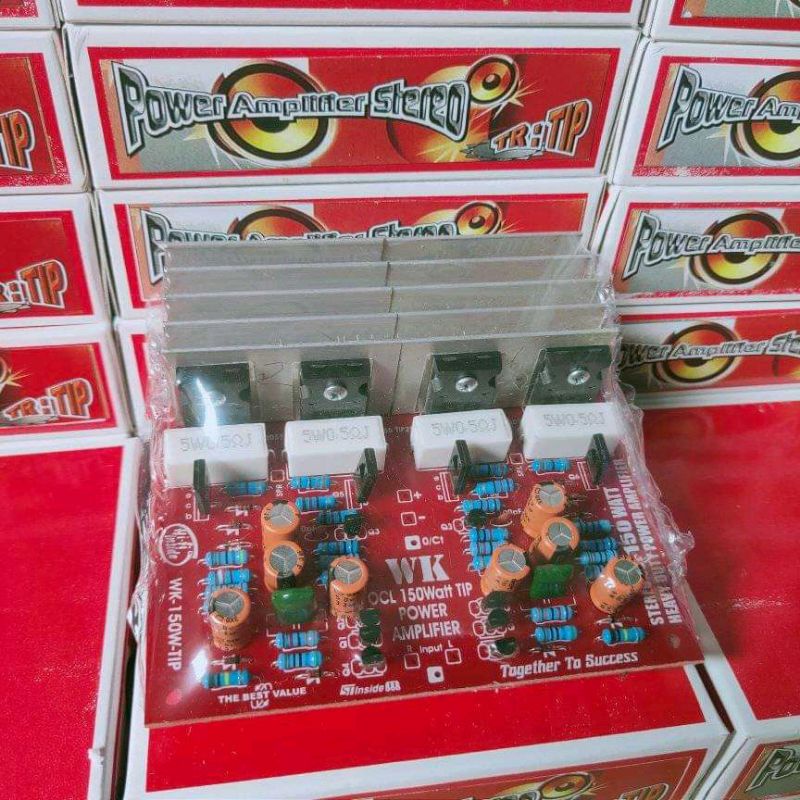 power 150 Watt stereo plus transistor final atau power 150 Watt stereo transistor final
