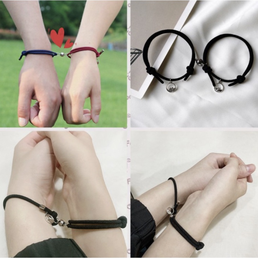 Gelang Couple Magnet 2 pcs Gelang Love Relationship Gelang Pasangan