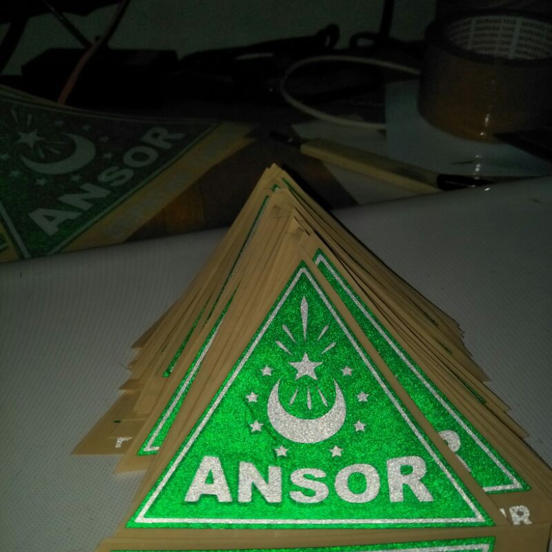 stiker ansor banser nu nahdlatul ulama motor laptop