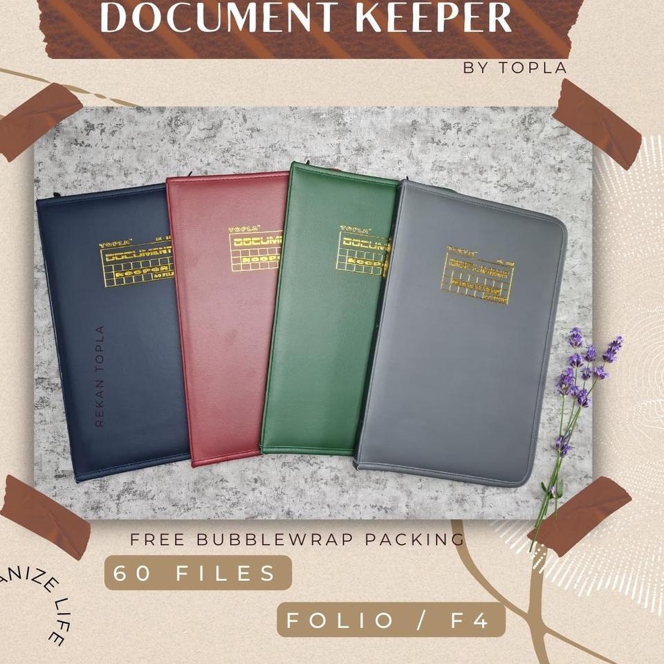 

[WTGWQ7439] Map Dokumen Ijazah Folio / Dokumen Keeper F4 / ISI 60 File / HARGA GROSIR / Anti Air