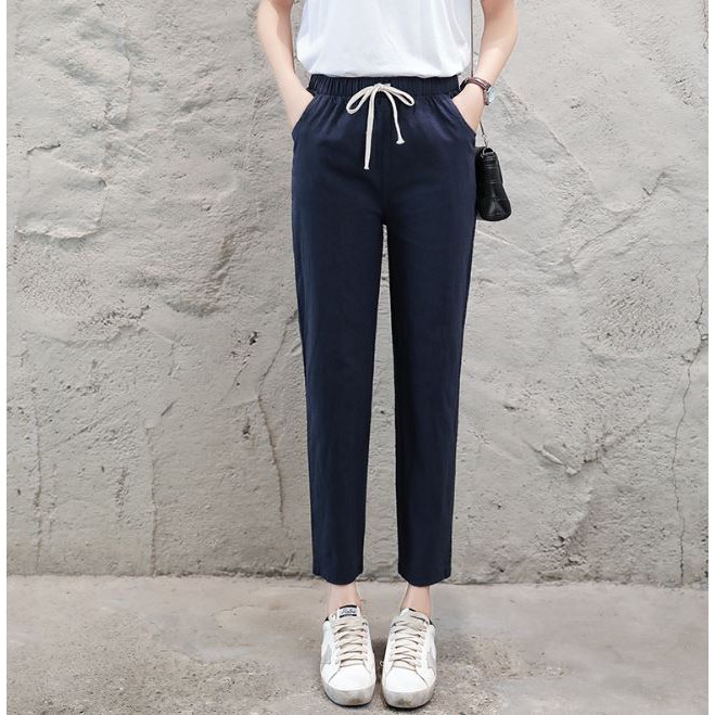 cotton casual pants for ladies