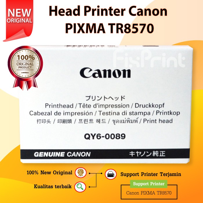 HEAD PRINT CANON TR8570 TS5070 TS6070 TS9570 NEW ORIGINAL- PRINT HEAD TR 8570 TS 5070 QY6-0089