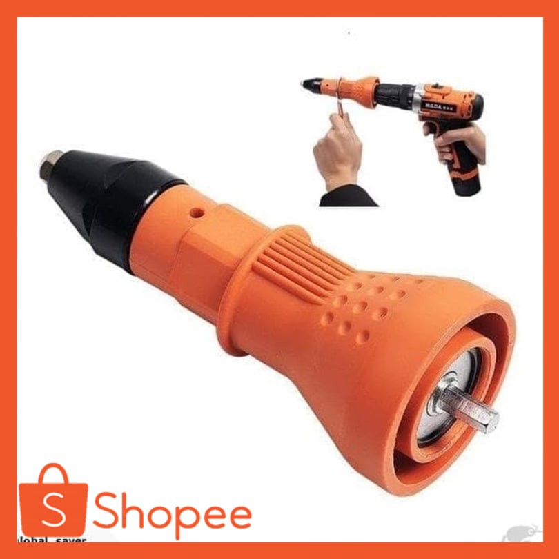 Rivet Gun Tools Adapter For Cordless Drill Auto Riveter Adaptor Rivet CROSS48