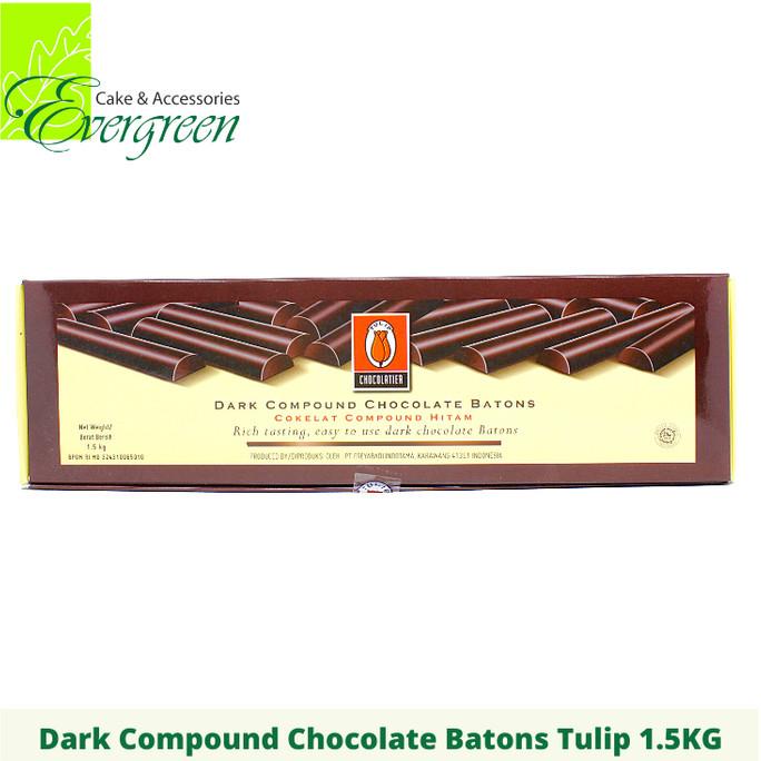 

Dark Compound Chocolate Baton Tulip 1.5Kg