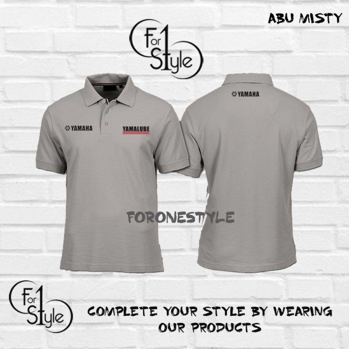 Polo Shirt Kaos Polo Motor YAMAHA YAMALUBE OIL PELUMAS MOTOR YAMAHA - FORONESTYLE