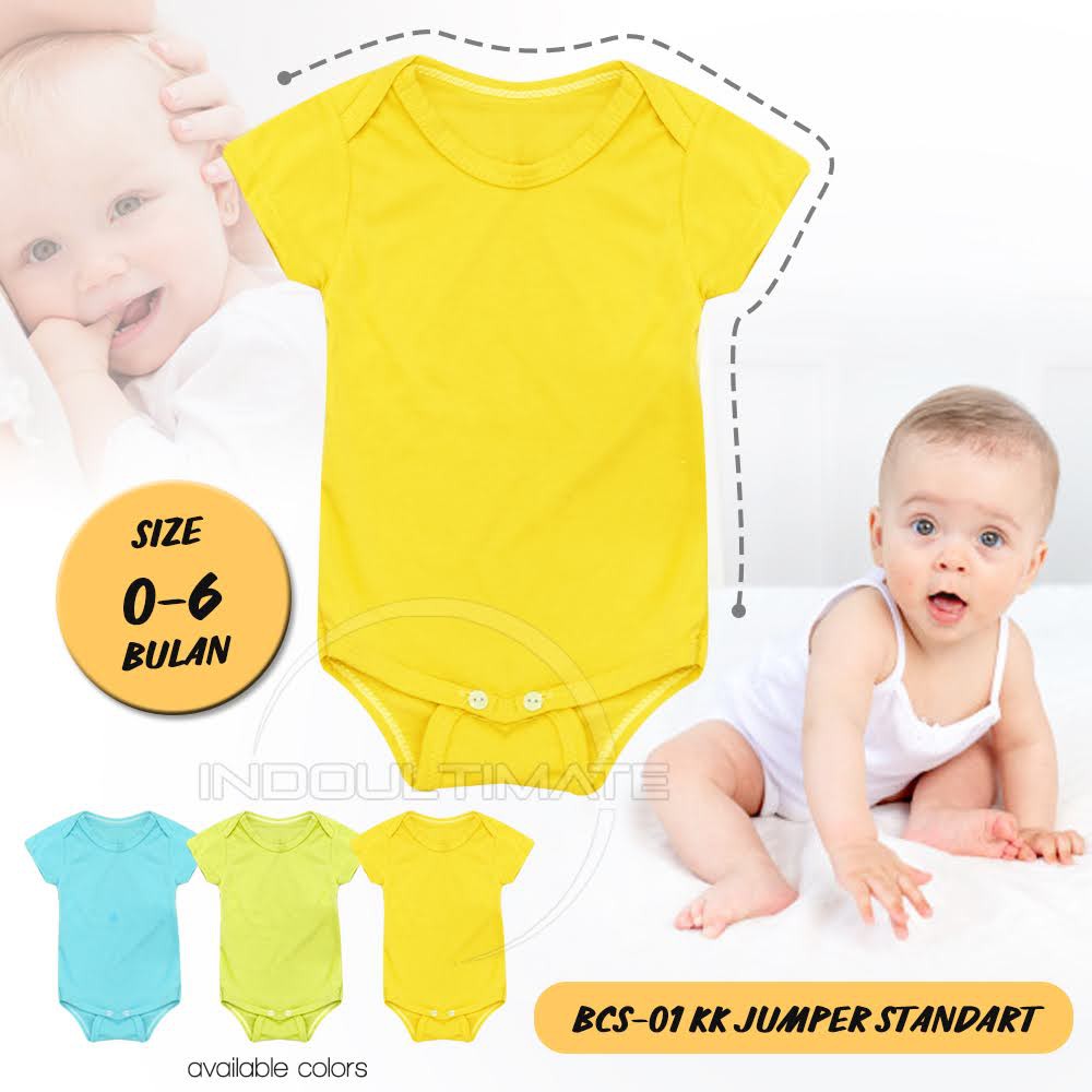 1 Pcs Jumsuit Bayi Jumper Bayi Standard BCS-01KK Baju Bayi Perempuan Laki Laki Cewek Baru Lahir